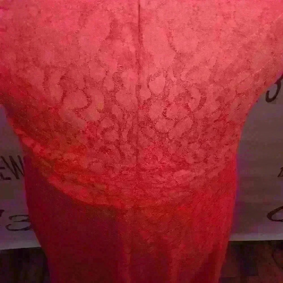 Roz and Ali dress Barn Coral sleeveless summer dress size 8 new with tags - Picture 6 of 7